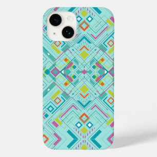 Aztec abstract geometric pattern Case-Mate iPhone 14 case
