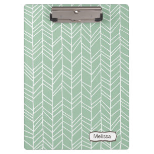 Aztec Arrow Pattern Modern Personalised Clip board