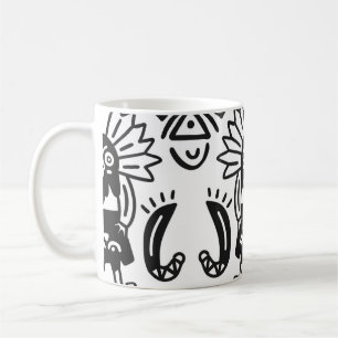 Aztec Art - Lizard Pattern Coffee Mug