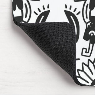 Aztec Art - Lizard Pattern Mouse Mat