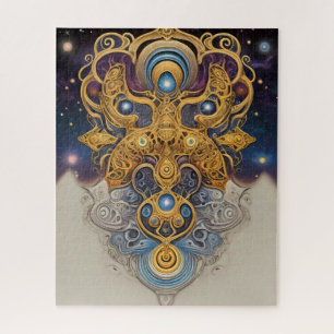 Aztec art rich and vibrant jigsaw puzzle