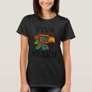 Aztec Art Viva Mexico Cinco de Mayo Pride T-Shirt