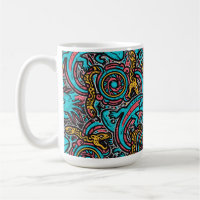 Aztec Axolotl Xolotl Tribal Pattern mythology boho