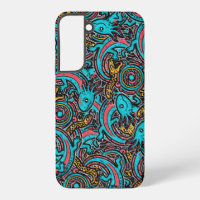 Aztec Axolotl Xolotl Tribal Pattern mythology boho