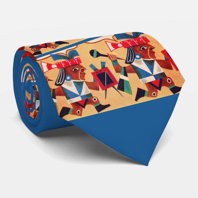 Aztec Aztecs Tie (Rolled)