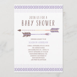 Aztec Baby Shower Invitation