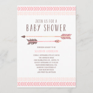 Aztec Baby Shower Invitation