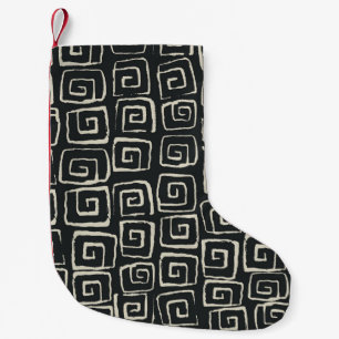 Aztec Background Vintage Retro Pattern Small Christmas Stocking