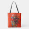Aztec Bird Dancer Native American Tote Bag