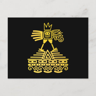Aztec Bird Maya Inca Civilisation Ancient Culture Postcard