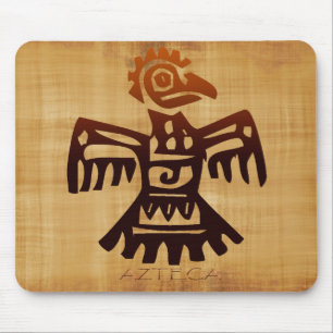 AZTEC Bird Spirit Amaranth Mexican Art Mousepad