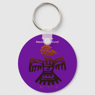 AZTEC ~ Bird Spirit Key Ring