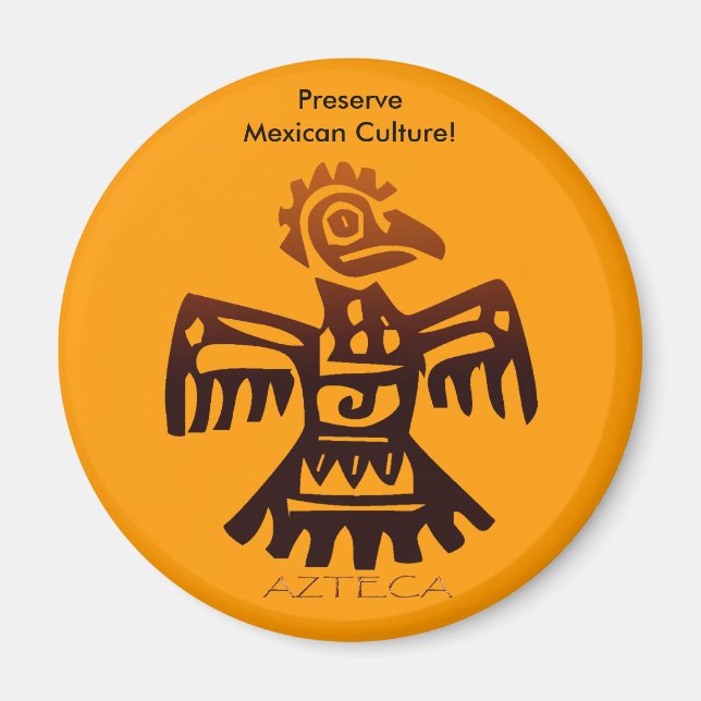 AZTEC ~ Bird Spirit Magnet (Front)