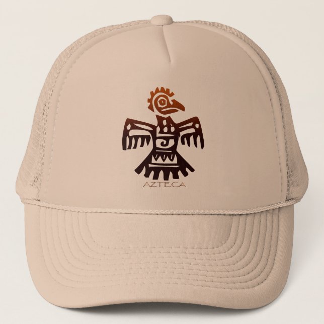AZTEC ~ Bird Spirit Trucker Hat (Front)