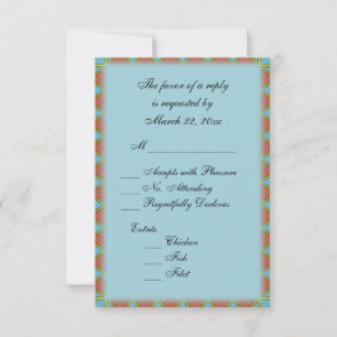 Aztec Blue with Entree Choice RSVP