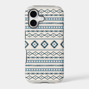 Aztec Blues Cream Mixed Motifs Pattern Case-Mate i