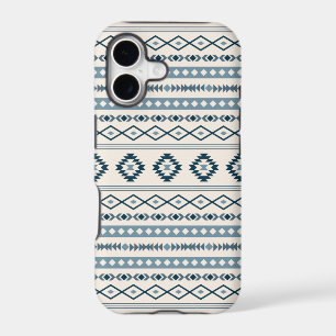Aztec Blues Cream Mixed Motifs Pattern Case-Mate i