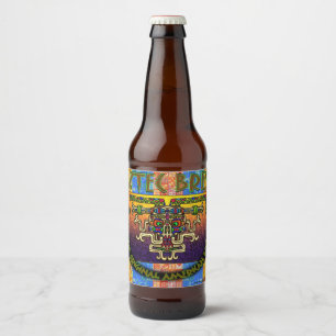Aztec Brew The Original American Beer Bottle Label