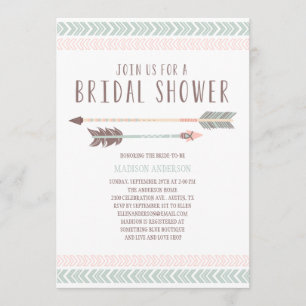 Aztec Bridal Shower Invitation