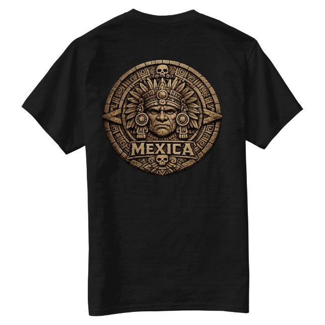 Aztec Calendar - Back hit  T-Shirt (Aztec Calendar - Back hit T-Shirt)