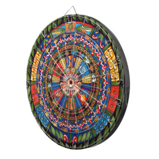 Aztec Calendar Dartboard