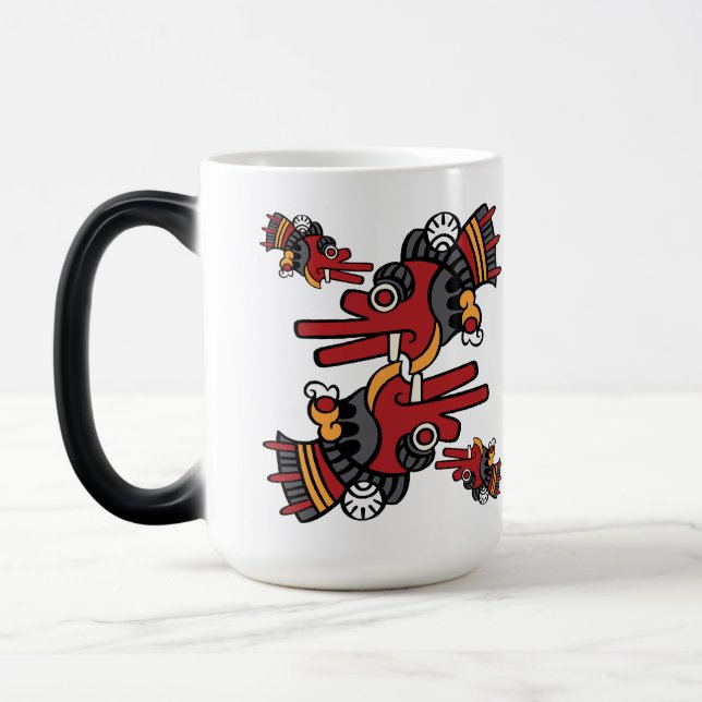 Aztec Calendar Day 02 - Ehecatl Magic Mug (Left)