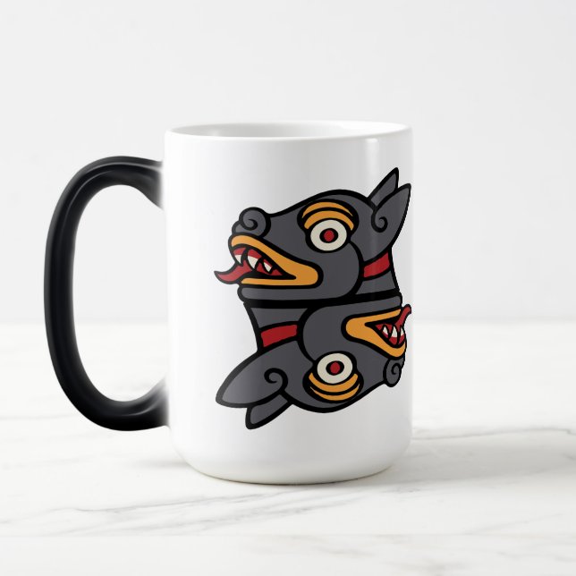 Aztec Calendar Day 10 - Itzcuintli Magic Mug (Left)