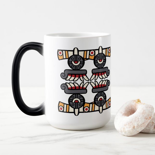 Aztec Calendar Day 19 - Quiahuitl Magic Mug (With Donut)