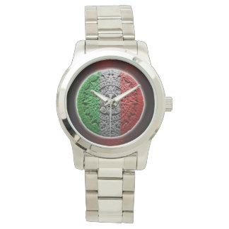 Aztec Calendar Disc Watch