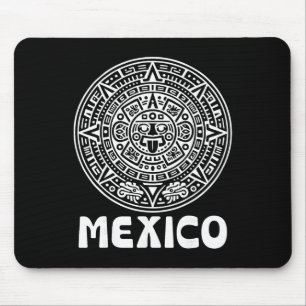 Aztec Calendar Futbol Mexico Soccer Fan Mexican Pr Mouse Mat