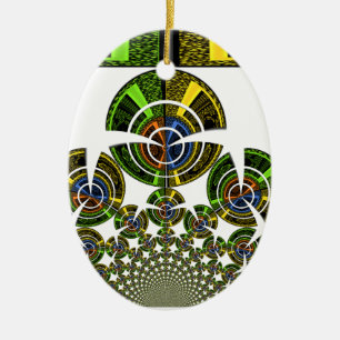 Aztec Ceramic Tree Decoration