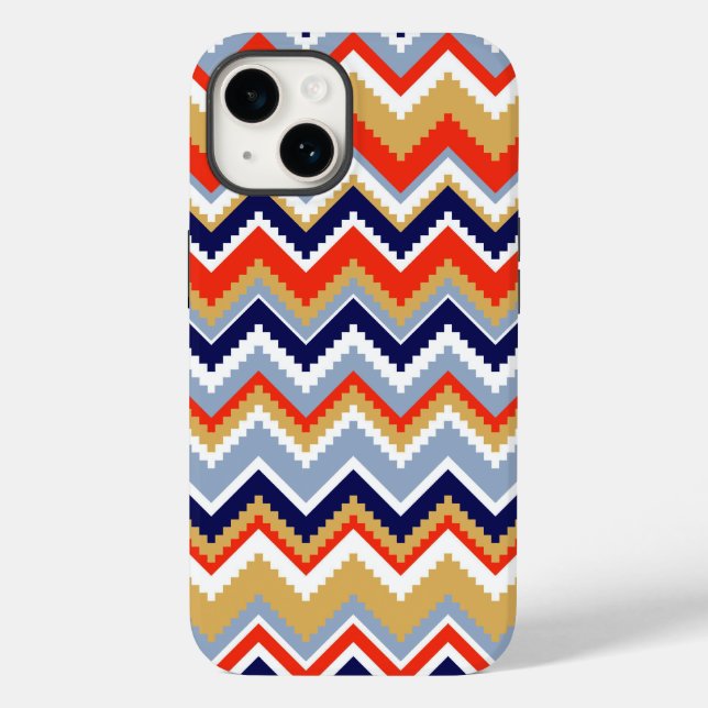 Aztec Chevron #11 @ VictoriaShaylee Case-Mate iPhone Case (Back)