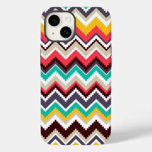 Aztec Chevron #3 @ VictoriaShaylee Case-Mate iPhone 14 Case