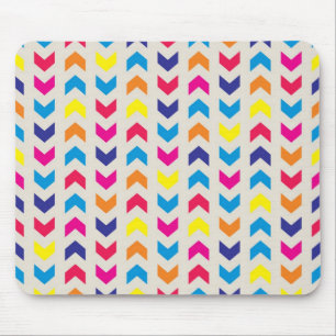 Aztec Chevron colourful Mouse Mat