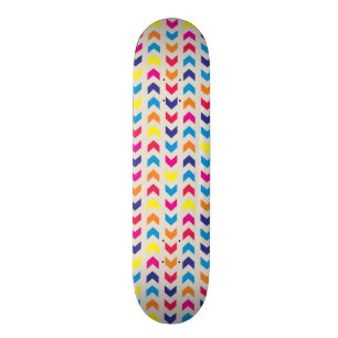 Aztec Chevron colourful Skateboard