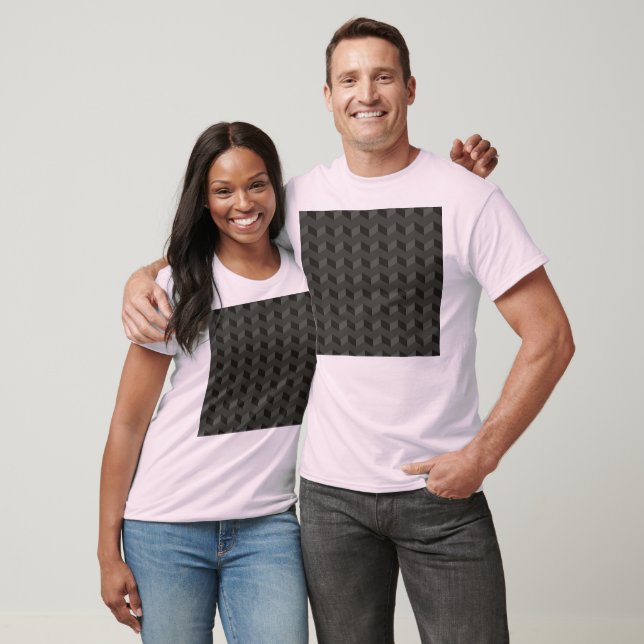 Aztec Chevron dark Pattern zigzag stripes top tank (Unisex)