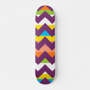 Aztec Chevron Zigzag Stripe Pattern 10 Skateboard