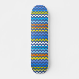 Aztec Chevron Zigzag Stripe Pattern 3 Skateboard