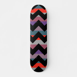 Aztec Chevron Zigzag Stripe Pattern 4 Skateboard