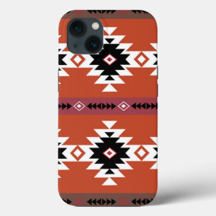Aztec Colorful Geometric Pattern  iPhone 13 Case