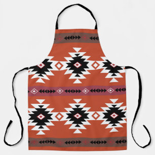Aztec Colourful Geometric Pattern Apron
