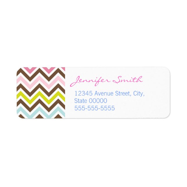 Aztec Colours - Chic Chevron Zigzag Pattern (Front)
