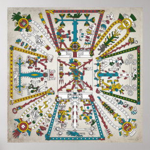 Aztec Cosmos  Poster