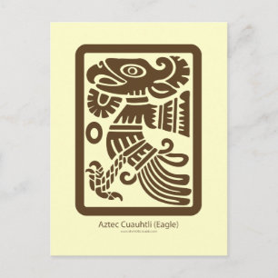 Aztec Cuauhtli - Eagle (Brown) Postcard