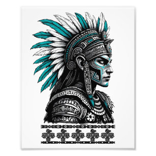 Aztec Culture Mayan Indigenous People  Photo Print