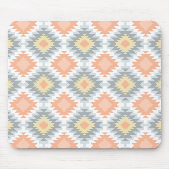 Aztec Design #3 at JessicaSuzzette Mouse Mat (Front)
