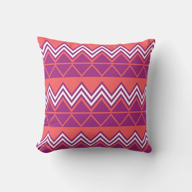 Aztec Design #6 at JessicaSuzzette Cushion (Front)