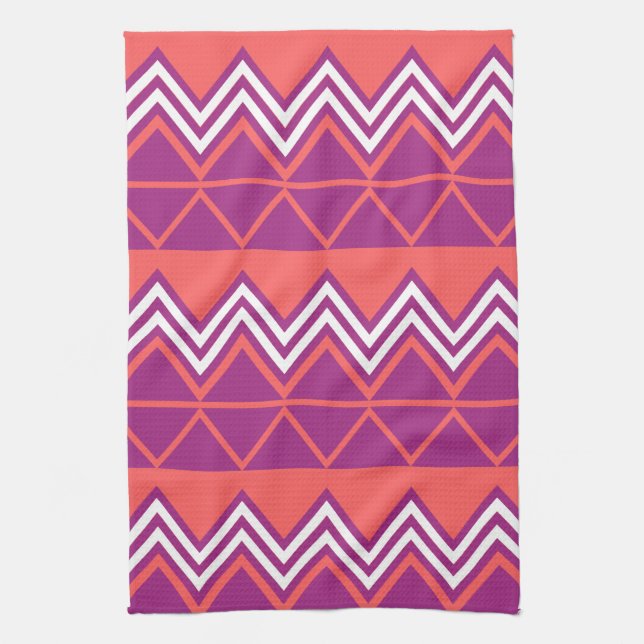Aztec Design #6 at JessicaSuzzette Tea Towel (Vertical)
