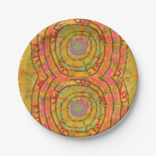 Aztec Design Paper Plate