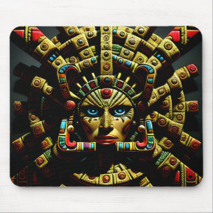Aztec Design Pattern Four Mouse Mat
